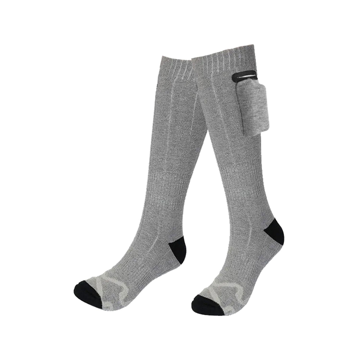Chaussettes Chauffantes et Confort avec batterie Gris - Artik