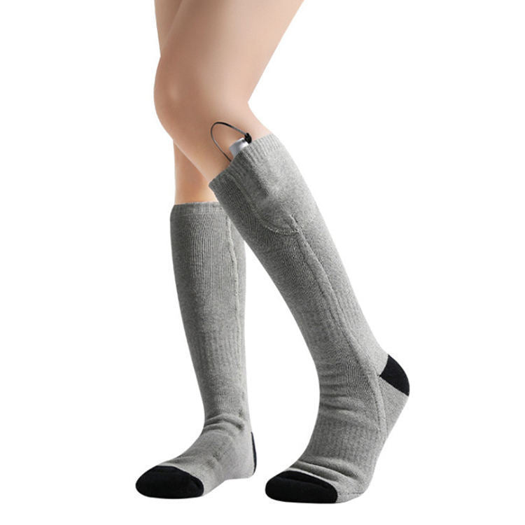 Chaussettes Chauffantes et Confort avec batterie Gris - Artik