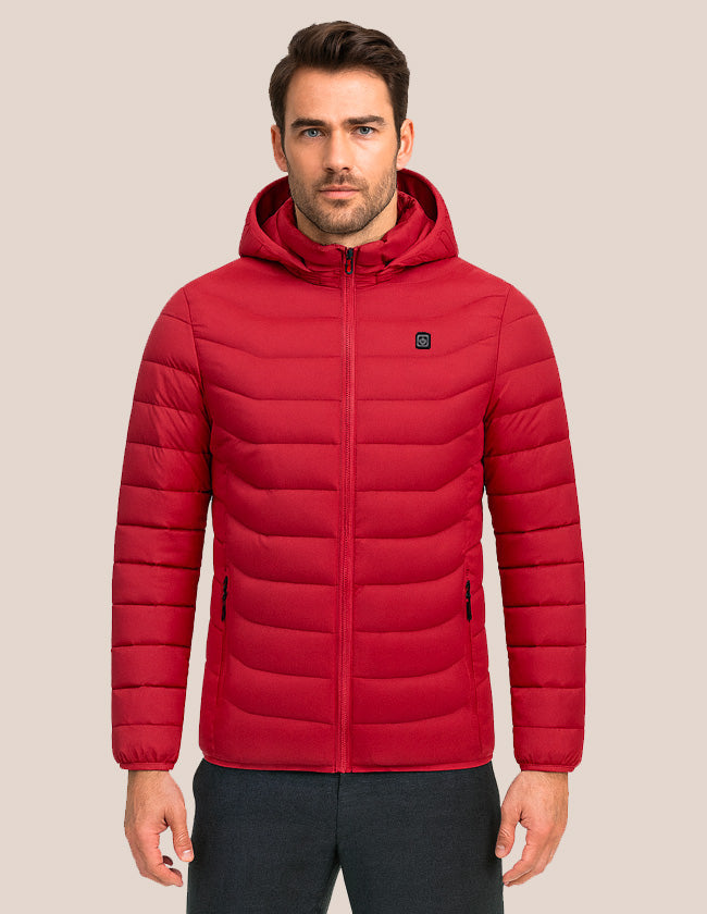 Doudoune Chauffante Rouge Matelassé - Artik
